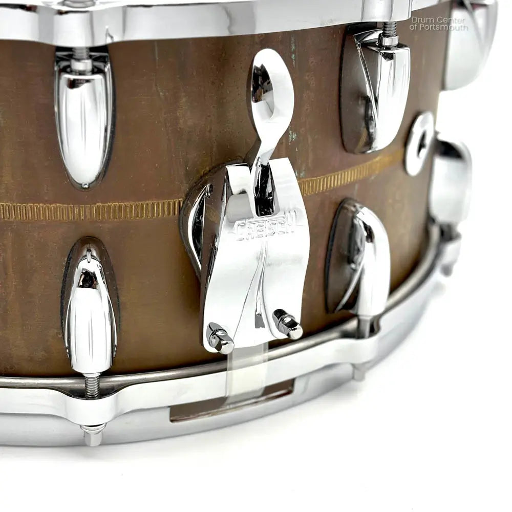 Gretsch USA Bell Brass Snare Drum 14x6.5 Aged Patina - Drum Center Of Portsmouth