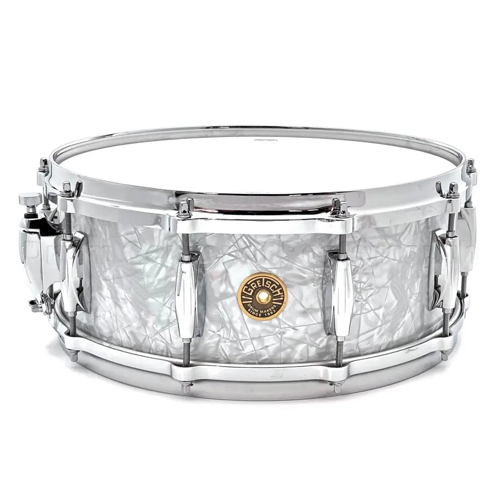 Gretsch USA Custom Snare Drum 14x5.5 10-Lug 60s Marine Pearl - Drum Center Of Portsmouth