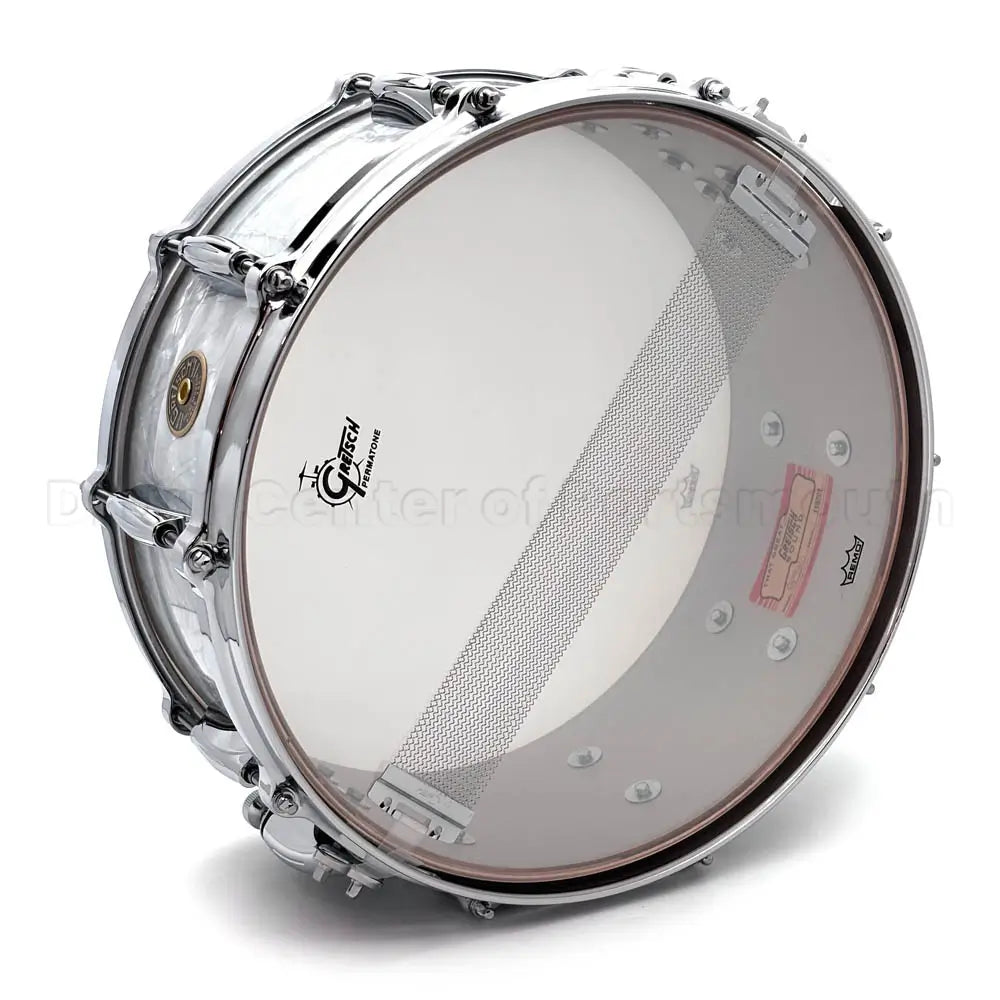 Gretsch USA Custom Snare Drum 14x5.5 10-Lug 60s Marine Pearl - Drum Center Of Portsmouth