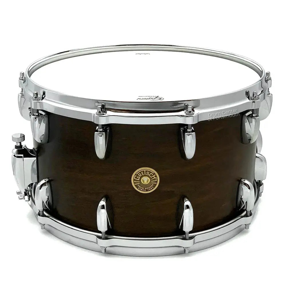 Gretsch USA Custom Snare Drum 14x8 20-Lug Satin Antique Maple - Drum Center Of Portsmouth