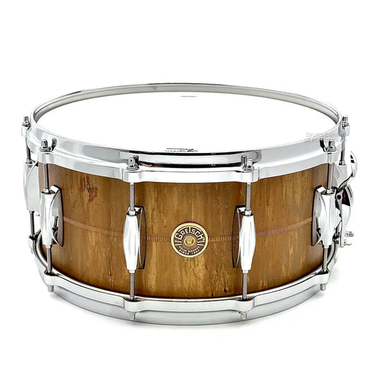 Gretsch USA Phosphor Bronze Snare Drum 14x6.5 Aged Patina - Drum Center Of Portsmouth