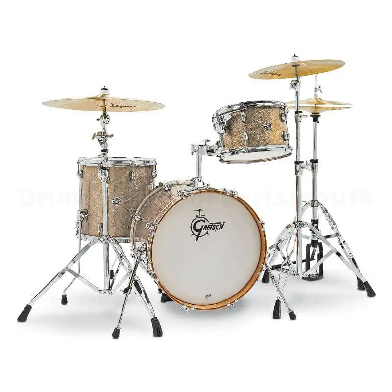 Gretsch Catalina Club 3pc Drum Set 18/12/14 Sahara Sparkle - Drum Center Of Portsmouth