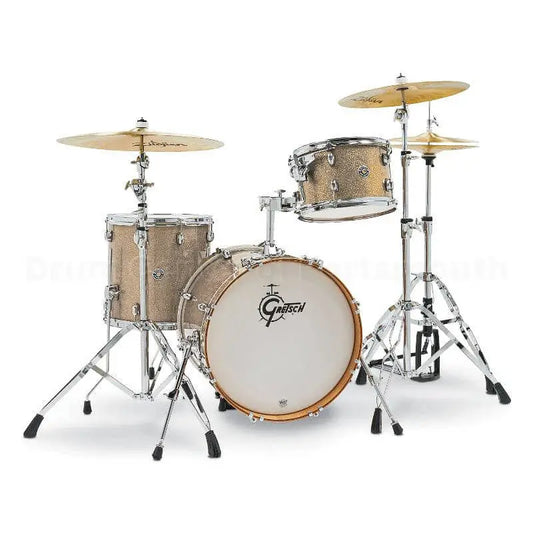Gretsch Catalina Club 3pc Drum Set 18/12/14 Sahara Sparkle - Drum Center Of Portsmouth