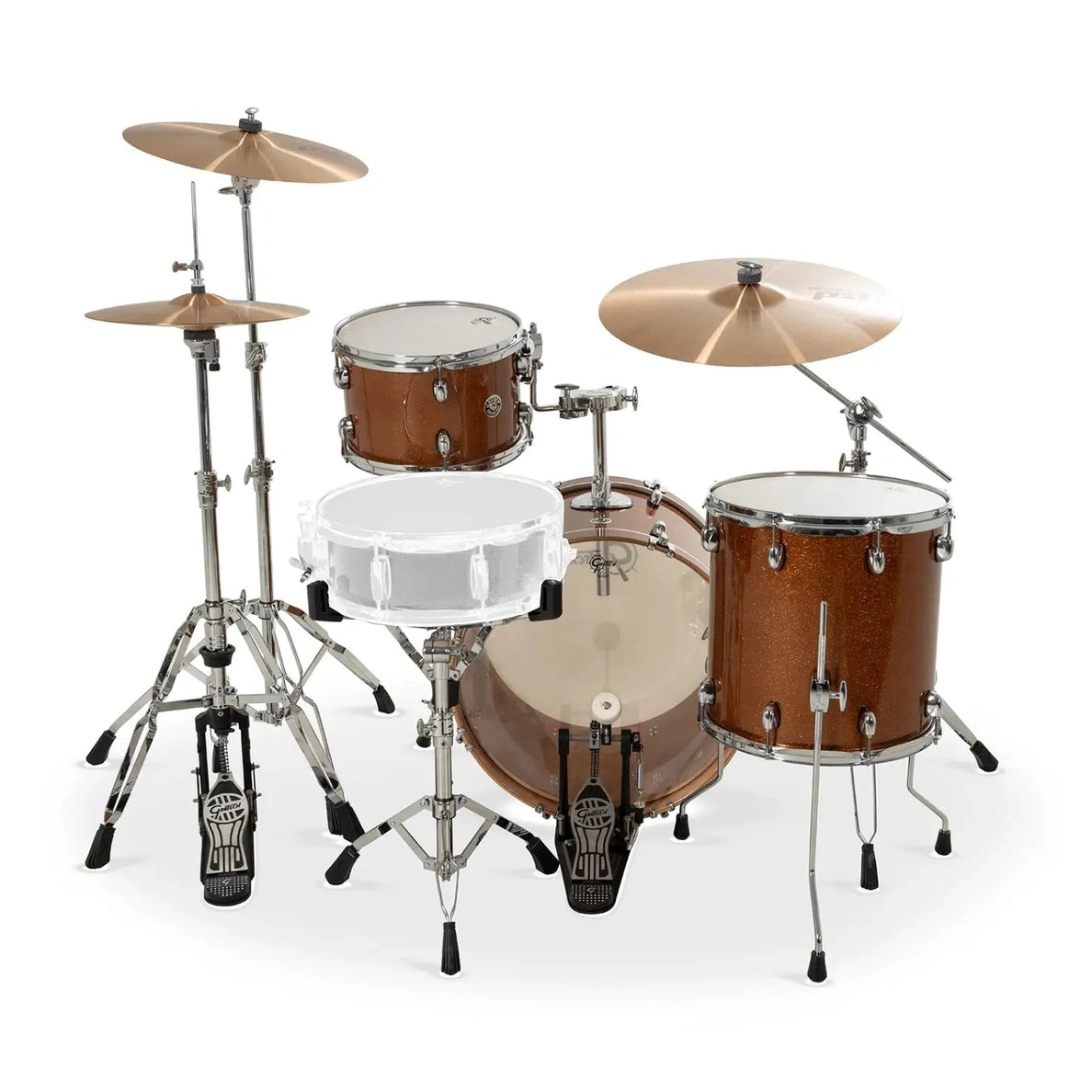 Gretsch Catalina Club CC2 3pc Drum Set 20/12/14 Bronze Sparkle - Drum Center Of Portsmouth