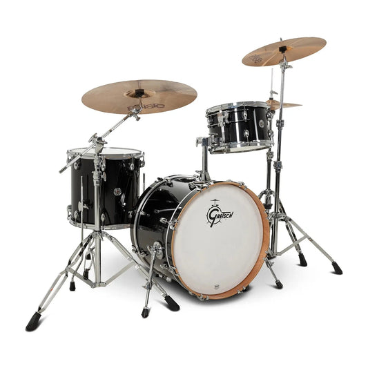 Gretsch Catalina Club CC2 3pc Drum Set 20/12/14 Piano Black - Drum Center Of Portsmouth