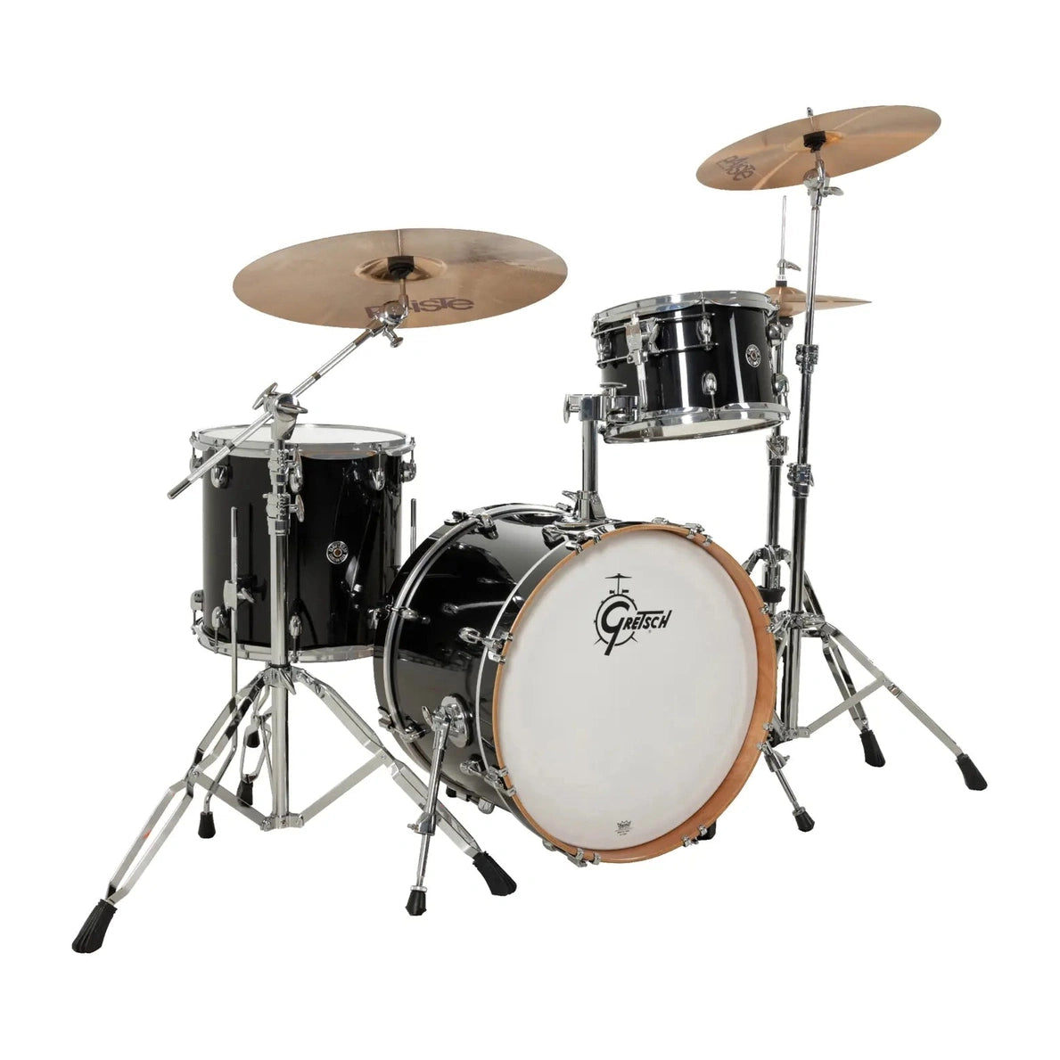 Gretsch Catalina Club CC2 3pc Drum Set 20/12/14 Piano Black - Drum Center Of Portsmouth