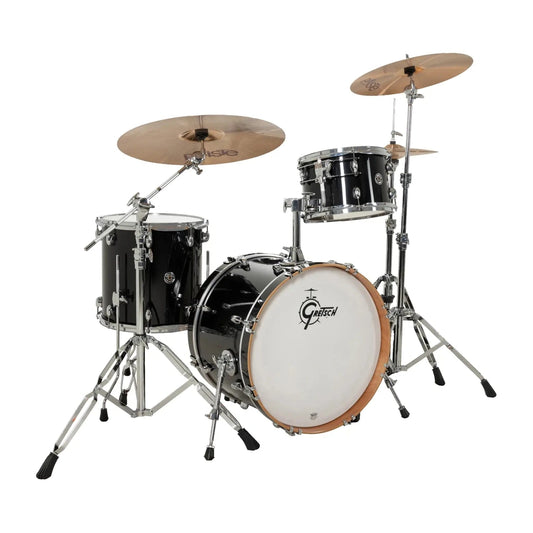 Gretsch Catalina Club CC2 3pc Drum Set 20/12/14 Piano Black - Drum Center Of Portsmouth
