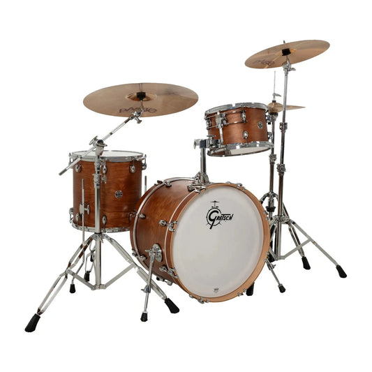 Gretsch Catalina Club CC2 3pc Drum Set 20/12/14 Satin Walnut Glaze - Drum Center Of Portsmouth