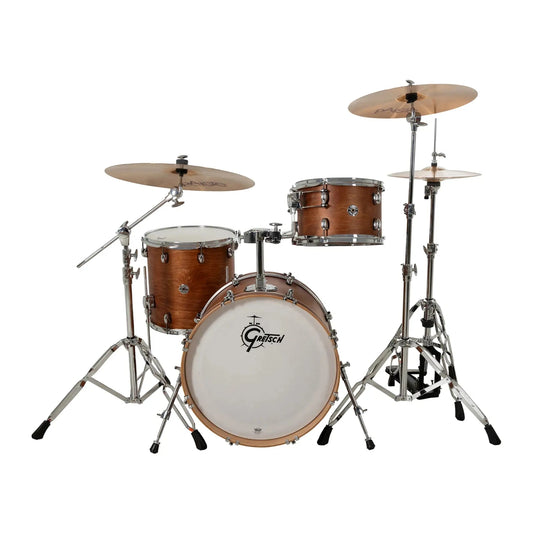 Gretsch Catalina Club CC2 3pc Drum Set 20/12/14 Satin Walnut Glaze - Drum Center Of Portsmouth