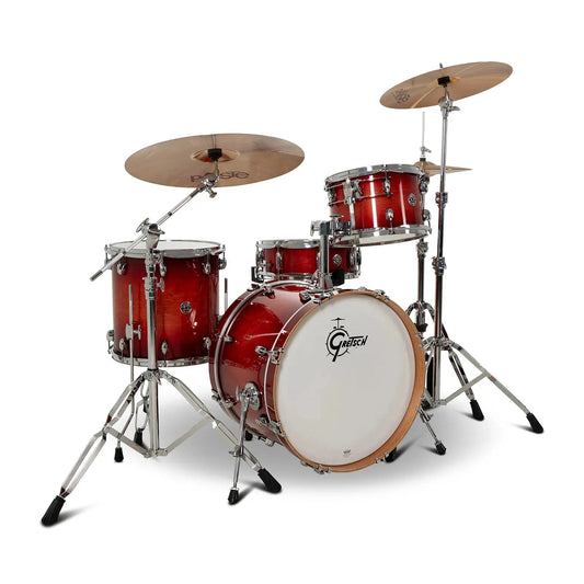 Gretsch Catalina Club CC2 4pc Drum Set 20/12/14/14 Gloss Crimson Burst - Drum Center Of Portsmouth