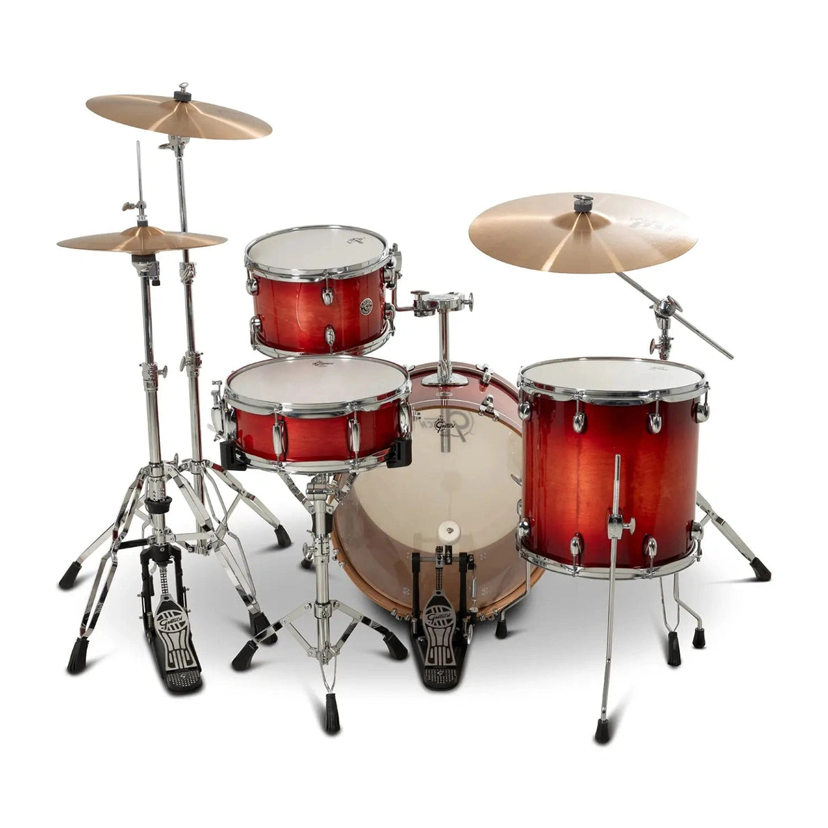Gretsch Catalina Club CC2 4pc Drum Set 20/12/14/14 Gloss Crimson Burst - Drum Center Of Portsmouth