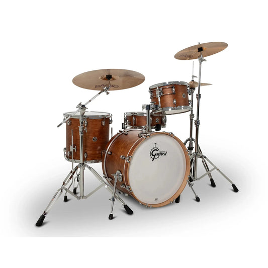 Gretsch Catalina Club CC2 4pc Drum Set 20/12/14/14 Satin Walnut Glaze - Drum Center Of Portsmouth
