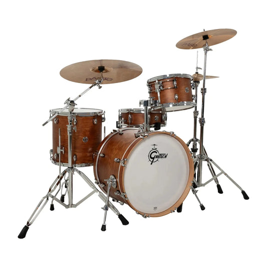 Gretsch Catalina Club CC2 4pc Drum Set 20/12/14/14 Satin Walnut Glaze - Drum Center Of Portsmouth