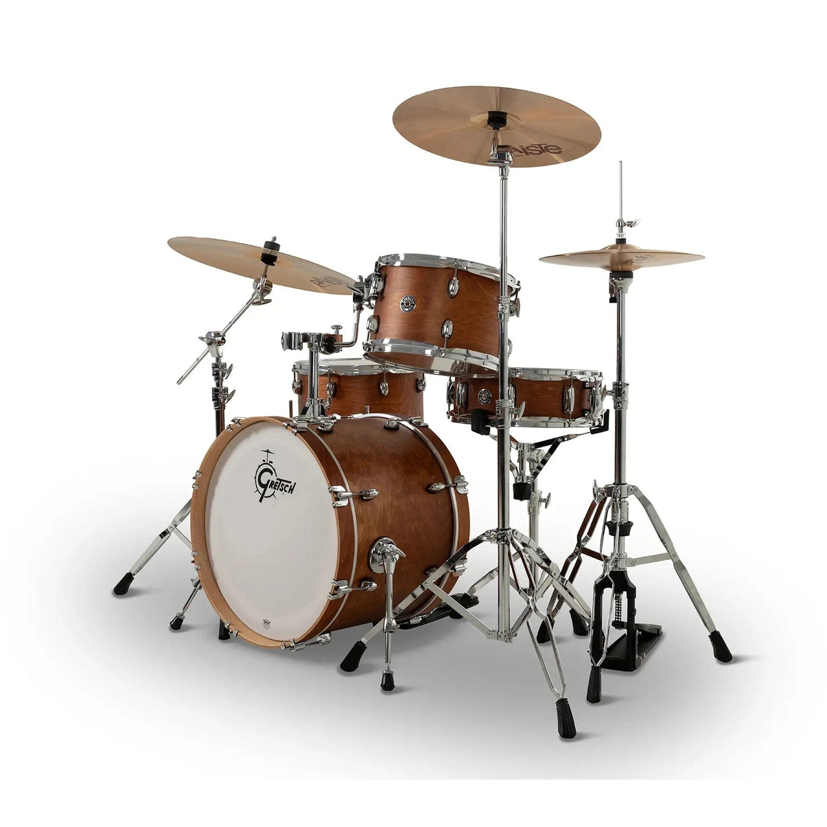 Gretsch Catalina Club CC2 4pc Drum Set 20/12/14/14 Satin Walnut Glaze - Drum Center Of Portsmouth