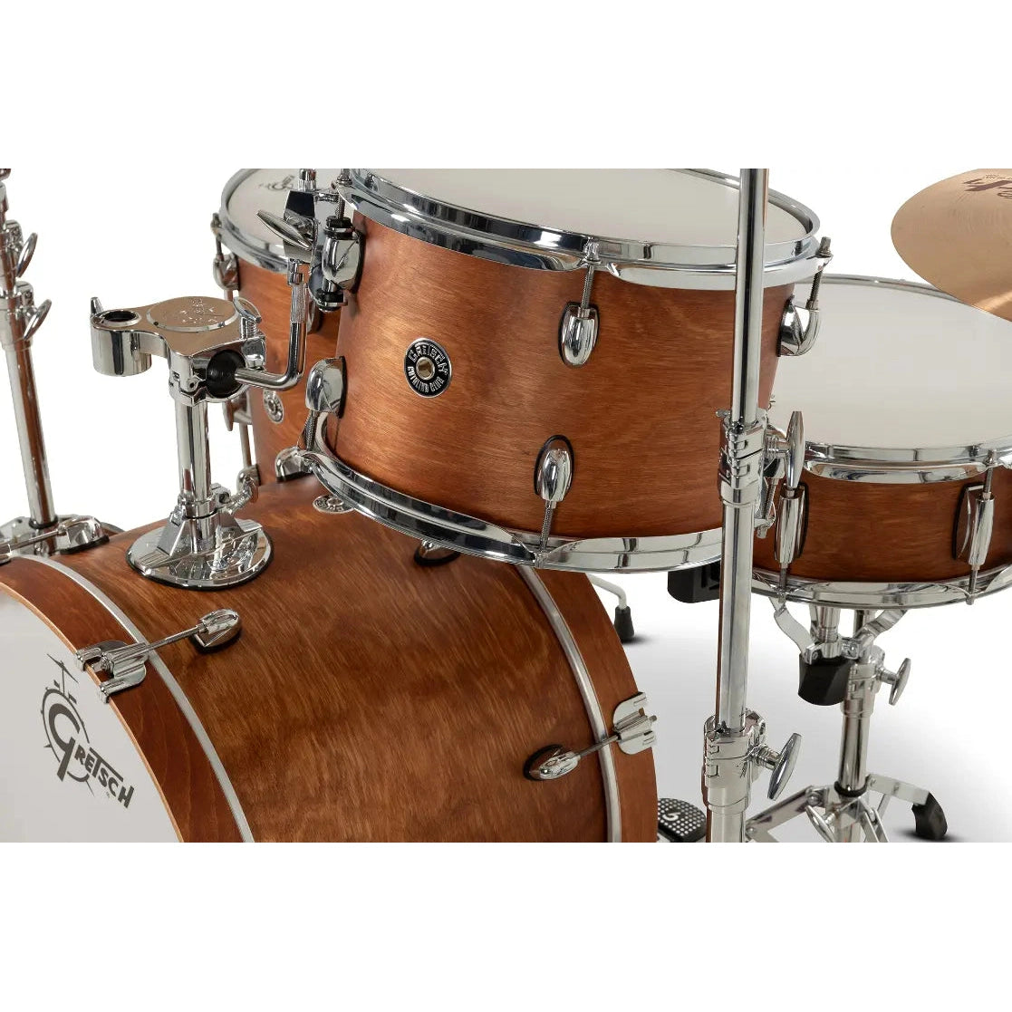 Gretsch Catalina Club CC2 4pc Drum Set 20/12/14/14 Satin Walnut Glaze - Drum Center Of Portsmouth