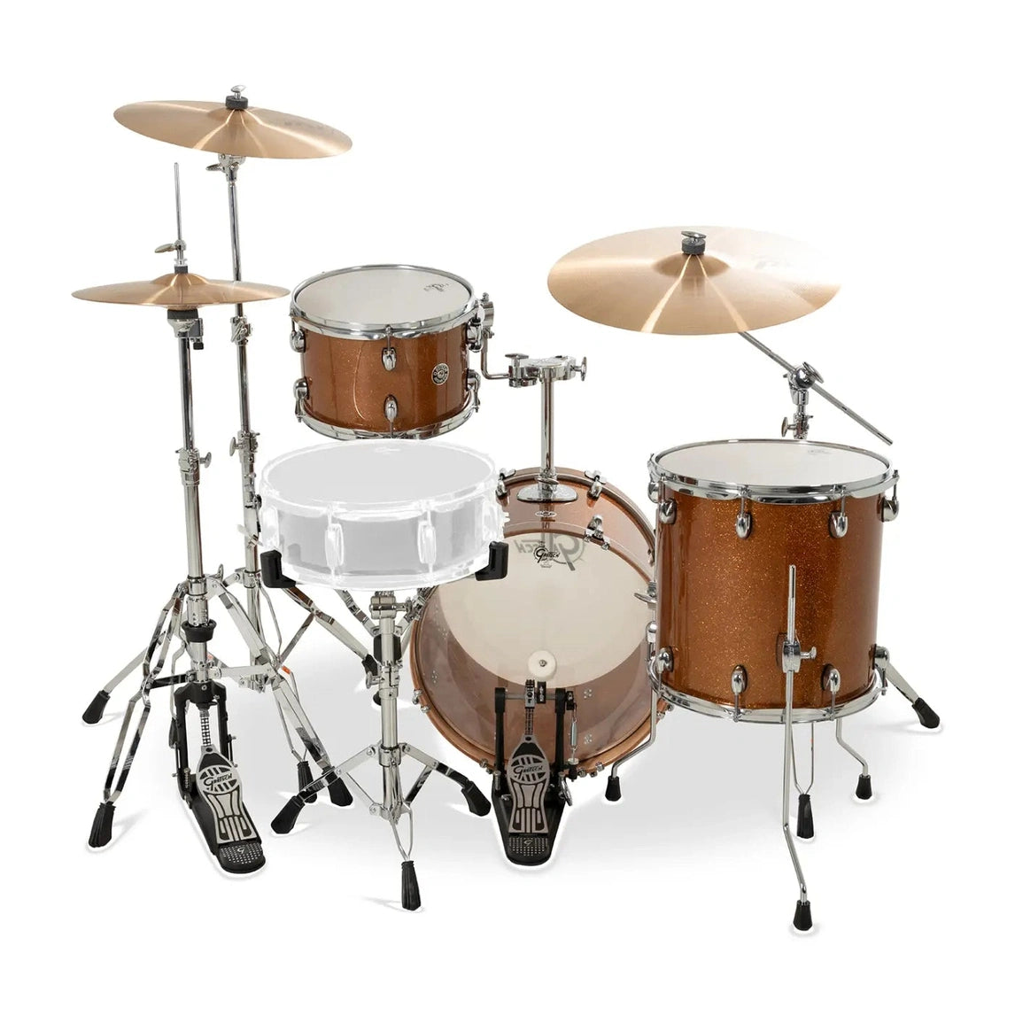 Gretsch Catalina Club CC2 3pc Drum Set 18/12/14 Bronze Sparkle - Drum Center Of Portsmouth
