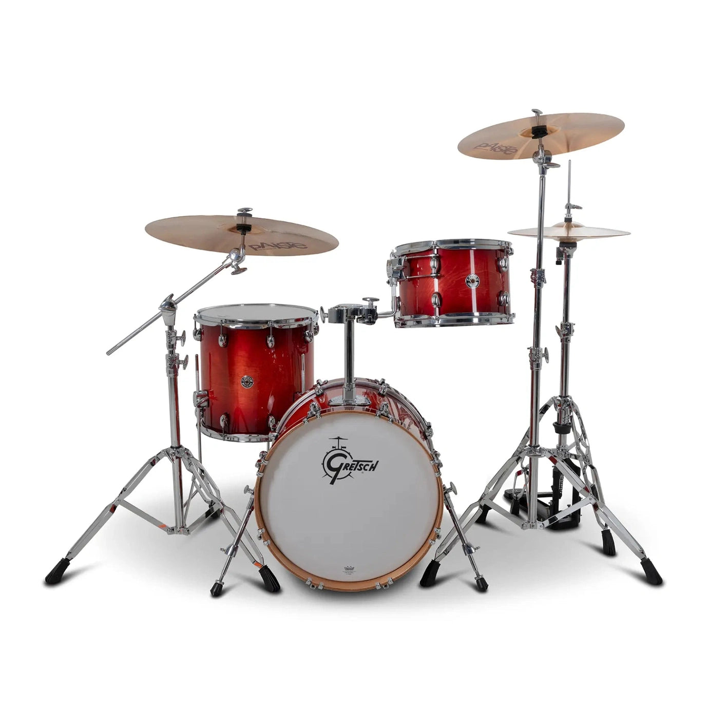 Gretsch Catalina Club CC2 3pc Drum Set 18/12/14 Gloss Crimson Burst - Drum Center Of Portsmouth