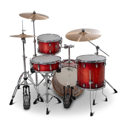 Gretsch Catalina Club CC2 3pc Drum Set 18/12/14 Gloss Crimson Burst - Drum Center Of Portsmouth