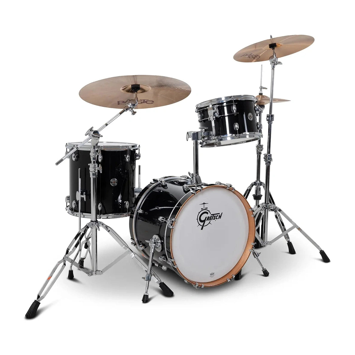 Gretsch Catalina Club CC2 3pc Drum Set 18/12/14 Piano Black - Drum Center Of Portsmouth