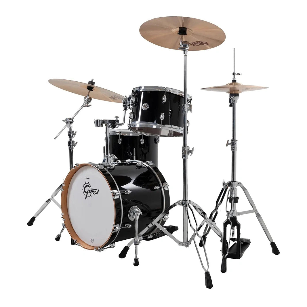 Gretsch Catalina Club CC2 3pc Drum Set 18/12/14 Piano Black - Drum Center Of Portsmouth