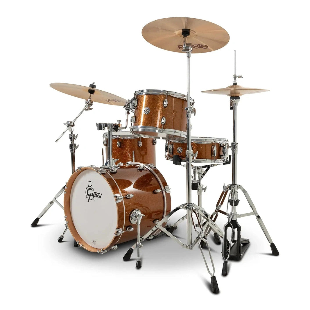 Gretsch Catalina Club CC2 4pc Drum Set 18/12/14/14 Bronze Sparkle - Drum Center Of Portsmouth
