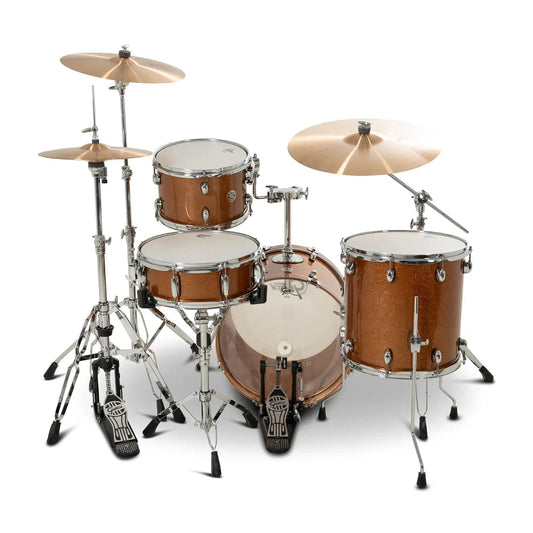 Gretsch Catalina Club CC2 4pc Drum Set 18/12/14/14 Bronze Sparkle - Drum Center Of Portsmouth