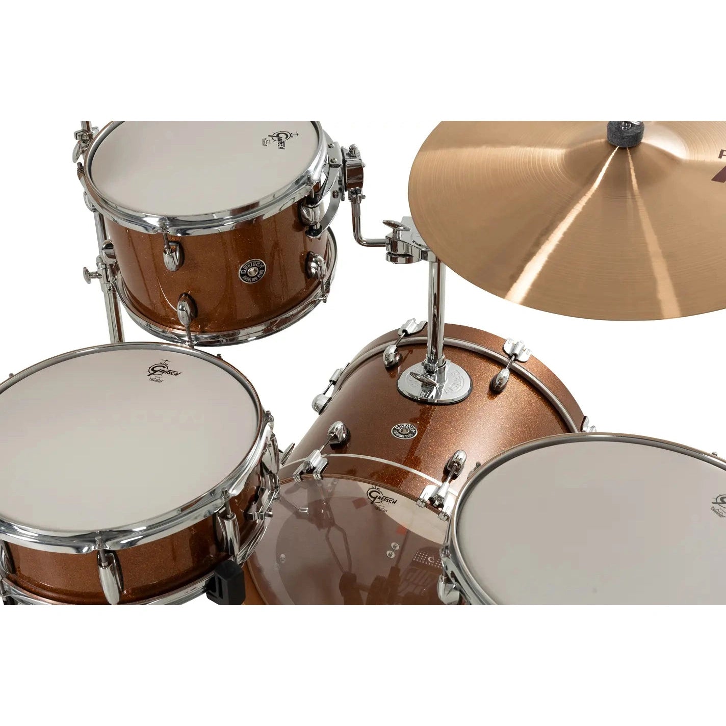 Gretsch Catalina Club CC2 4pc Drum Set 18/12/14/14 Bronze Sparkle - Drum Center Of Portsmouth
