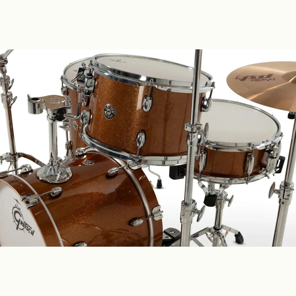 Gretsch Catalina Club CC2 4pc Drum Set 18/12/14/14 Bronze Sparkle - Drum Center Of Portsmouth