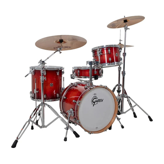 Gretsch Catalina Club CC2 4pc Drum Set 18/12/14/14 Gloss Crimson Burst - Drum Center Of Portsmouth