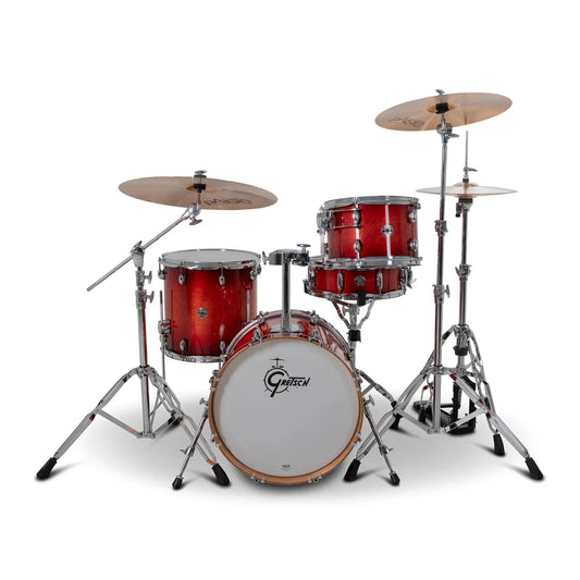 Gretsch Catalina Club CC2 4pc Drum Set 18/12/14/14 Gloss Crimson Burst - Drum Center Of Portsmouth