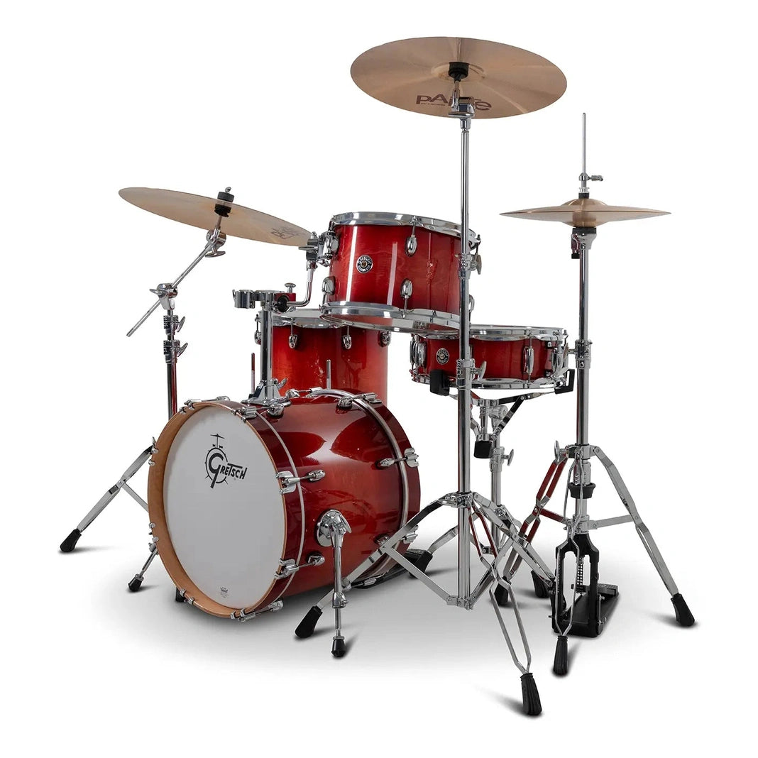 Gretsch Catalina Club CC2 4pc Drum Set 18/12/14/14 Gloss Crimson Burst - Drum Center Of Portsmouth