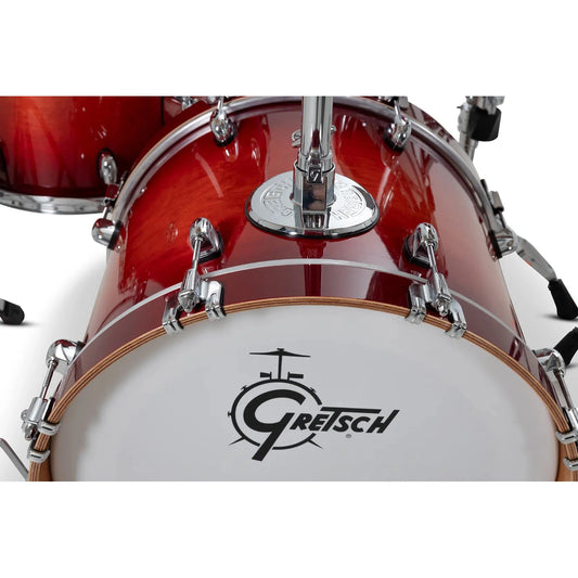 Gretsch Catalina Club CC2 4pc Drum Set 18/12/14/14 Gloss Crimson Burst - Drum Center Of Portsmouth