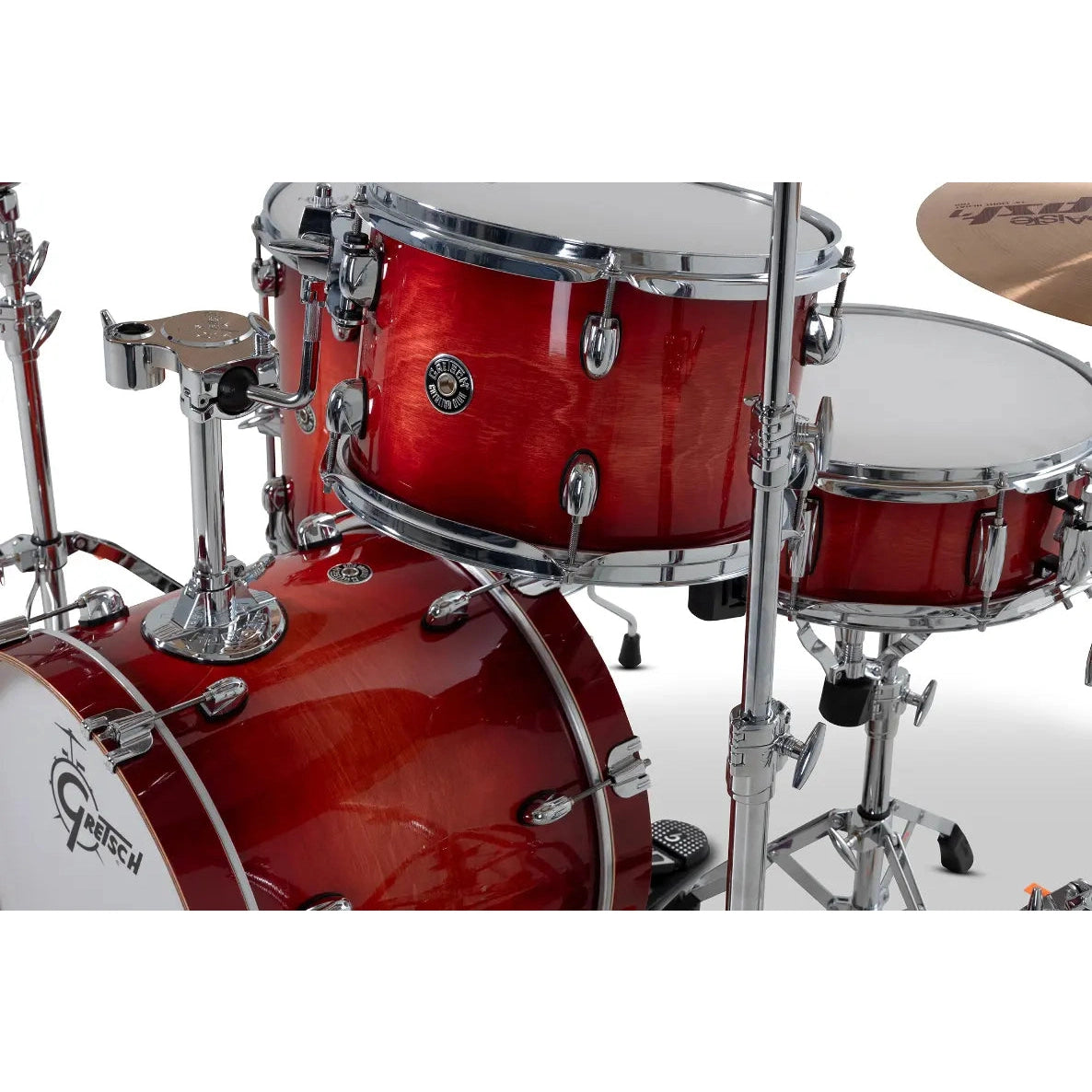 Gretsch Catalina Club CC2 4pc Drum Set 18/12/14/14 Gloss Crimson Burst - Drum Center Of Portsmouth