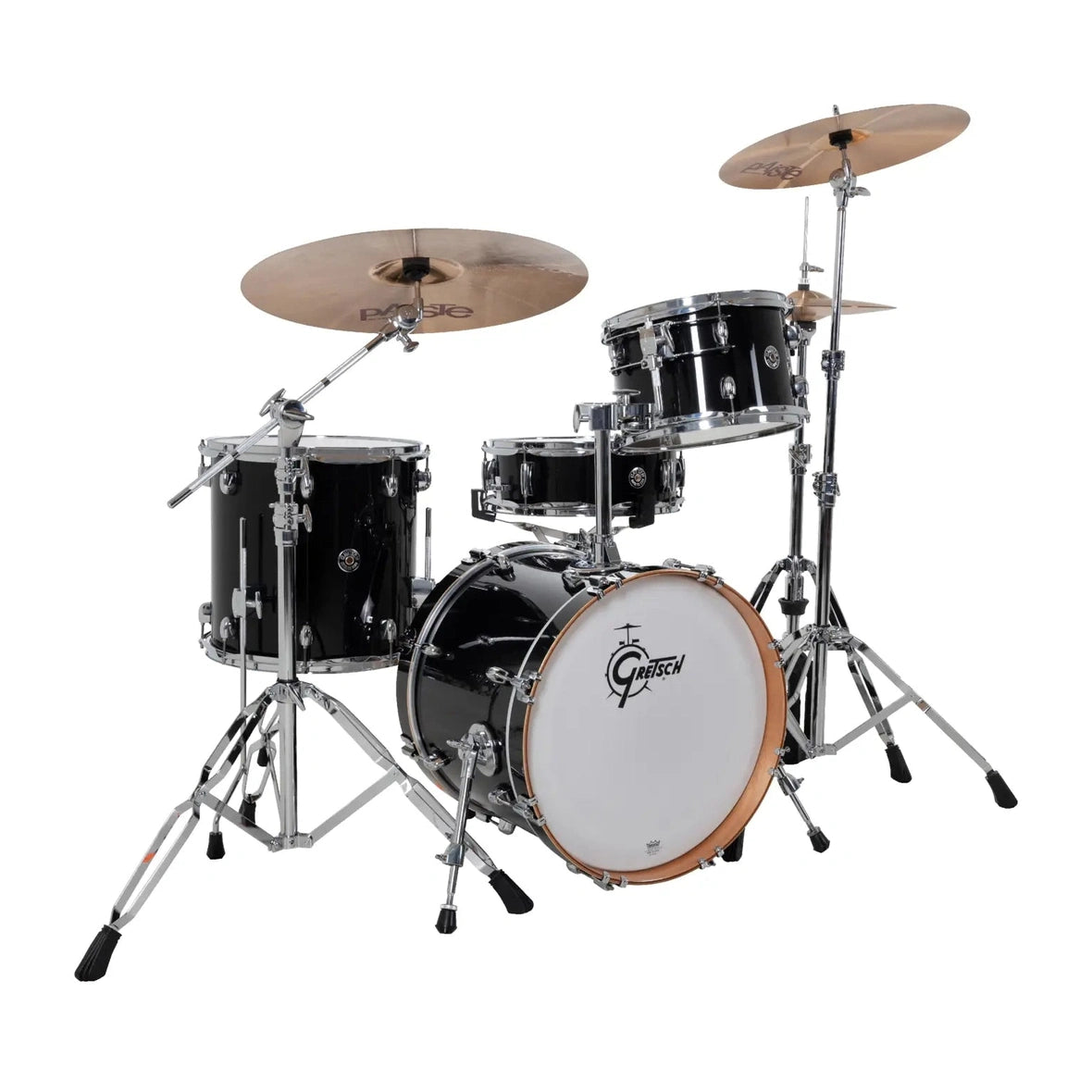 Gretsch Catalina Club CC2 4pc Drum Set 18/12/14/14 Piano Black - Drum Center Of Portsmouth