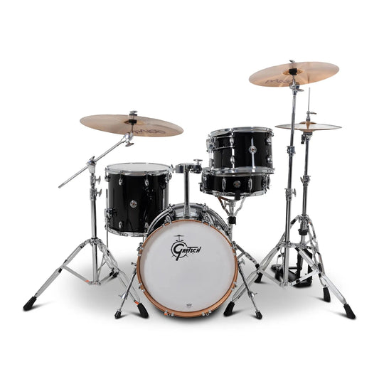 Gretsch Catalina Club CC2 4pc Drum Set 18/12/14/14 Piano Black - Drum Center Of Portsmouth