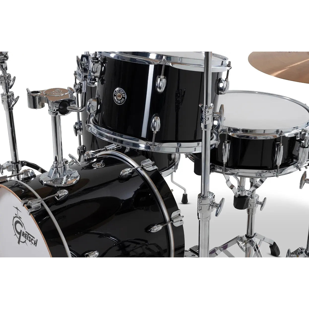 Gretsch Catalina Club CC2 4pc Drum Set 18/12/14/14 Piano Black - Drum Center Of Portsmouth