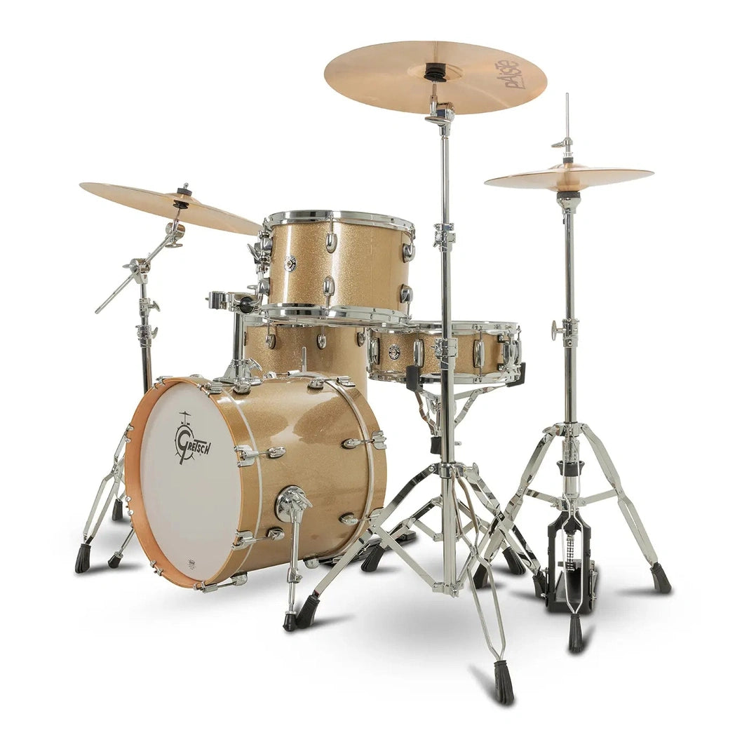 Gretsch Catalina Club CC2 4pc Drum Set 18/12/14/14 Sahara Sparkle - Drum Center Of Portsmouth