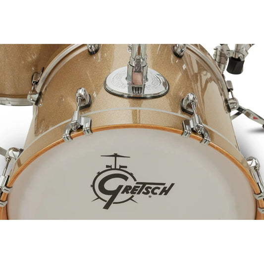 Gretsch Catalina Club CC2 4pc Drum Set 18/12/14/14 Sahara Sparkle - Drum Center Of Portsmouth