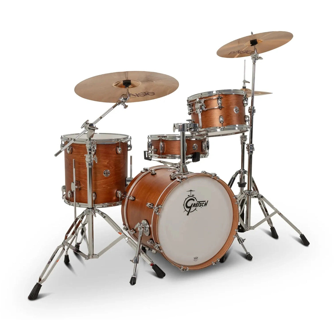 Gretsch Catalina Club CC2 4pc Drum Set 18/12/14/14 Satin Walnut Glaze - Drum Center Of Portsmouth