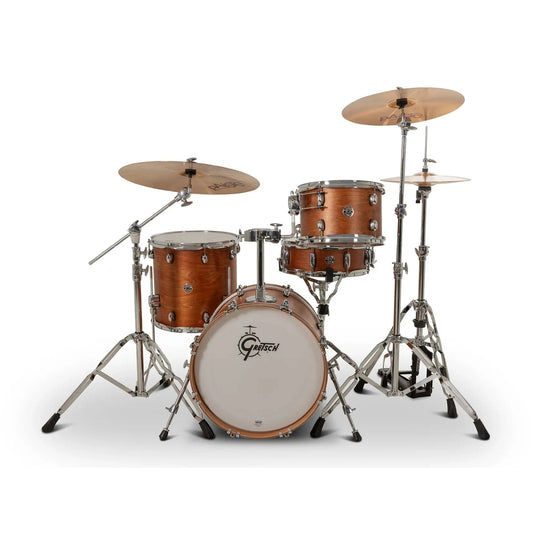 Gretsch Catalina Club CC2 4pc Drum Set 18/12/14/14 Satin Walnut Glaze - Drum Center Of Portsmouth