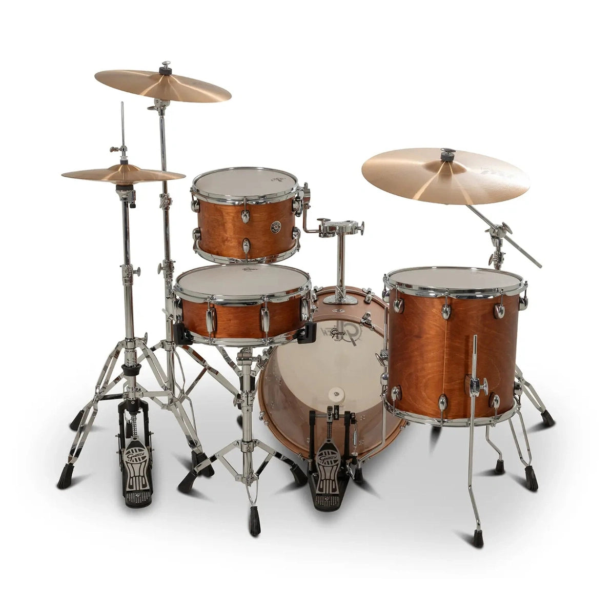 Gretsch Catalina Club CC2 4pc Drum Set 18/12/14/14 Satin Walnut Glaze - Drum Center Of Portsmouth