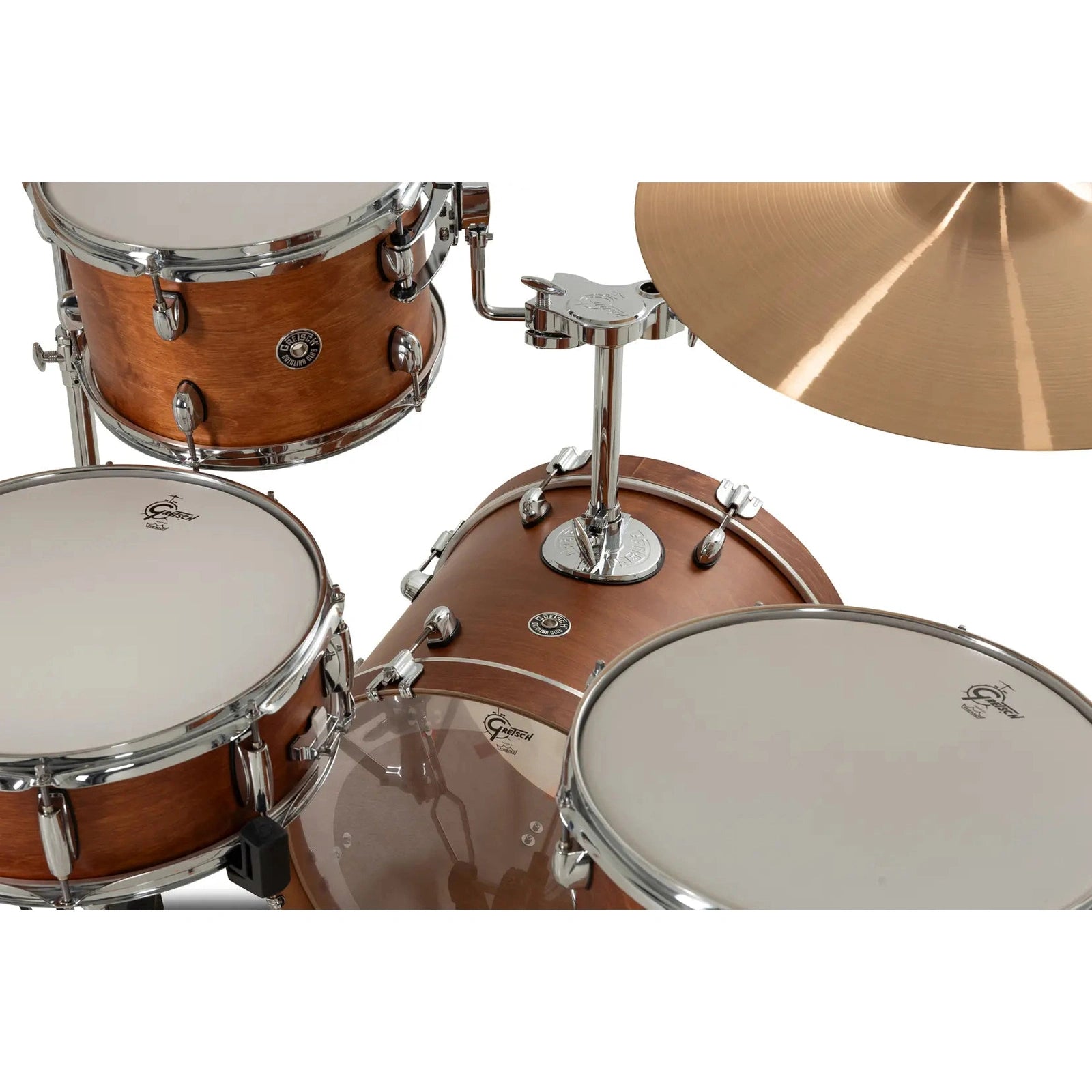 Gretsch Catalina Club CC2 4pc Drum Set 18/12/14/14 Satin Walnut Glaze - Drum Center Of Portsmouth
