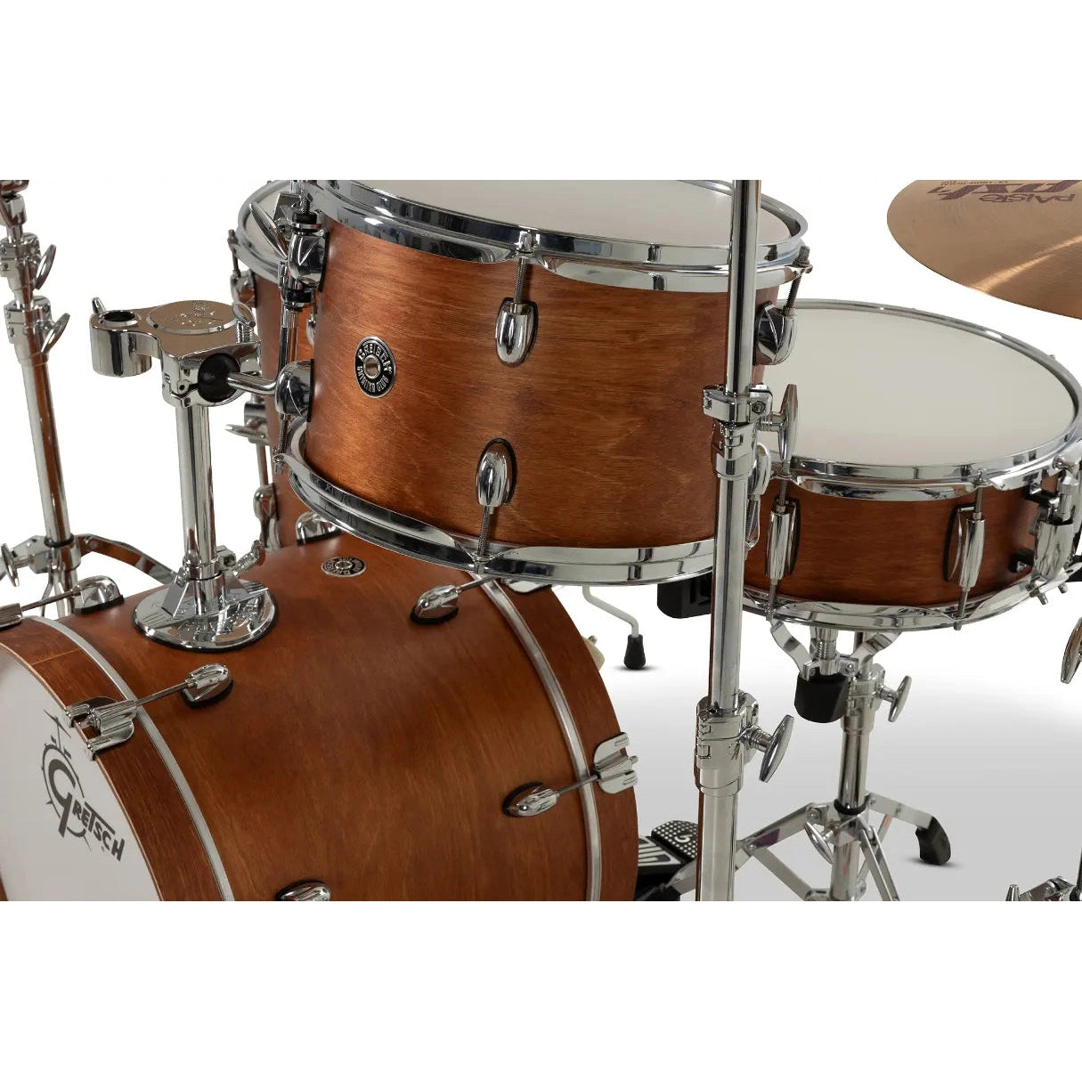 Gretsch Catalina Club CC2 4pc Drum Set 18/12/14/14 Satin Walnut Glaze - Drum Center Of Portsmouth