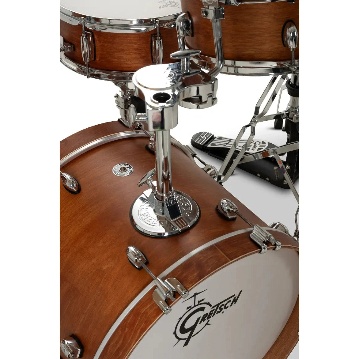 Gretsch Catalina Club CC2 4pc Drum Set 18/12/14/14 Satin Walnut Glaze - Drum Center Of Portsmouth