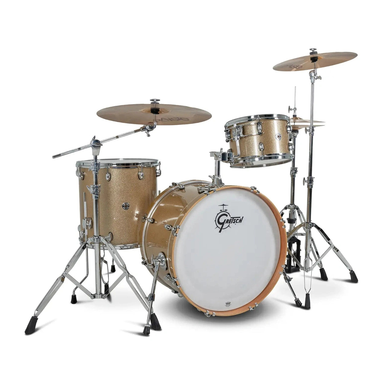 Gretsch Catalina Club CC2 3pc Drum Set 22/12/16 Sahara Sparkle - Drum Center Of Portsmouth
