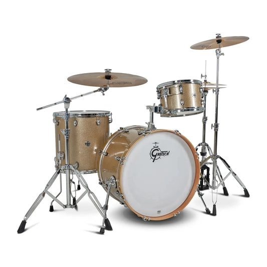 Gretsch Catalina Club CC2 3pc Drum Set 22/12/16 Sahara Sparkle - Drum Center Of Portsmouth