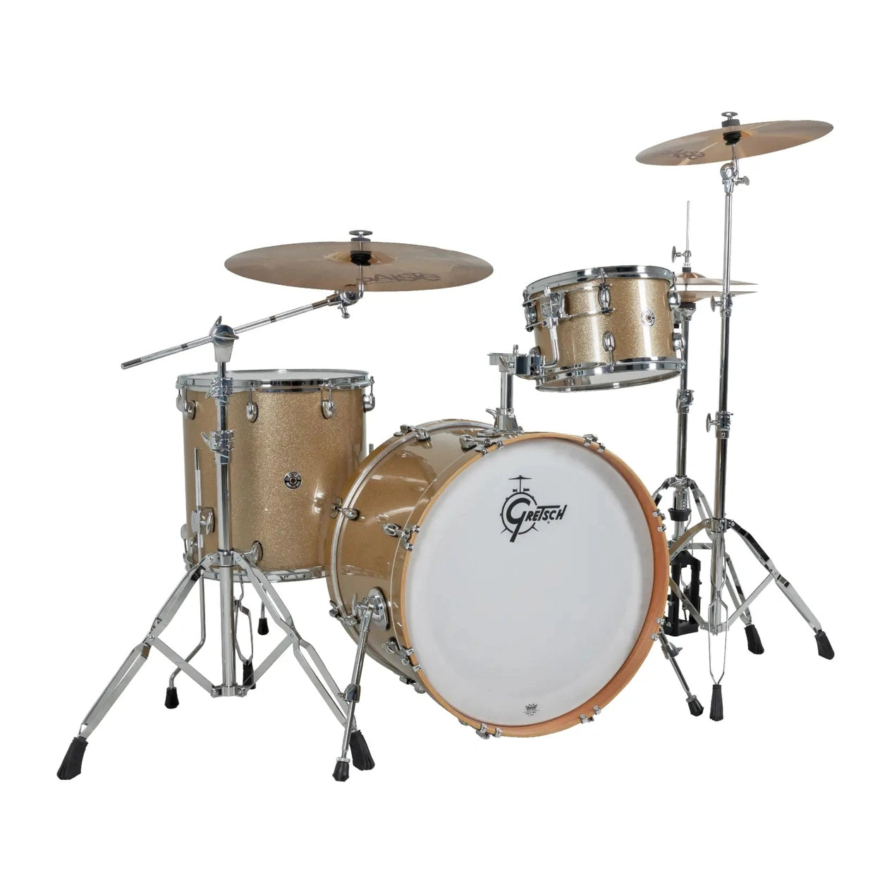 Gretsch Catalina Club CC2 3pc Drum Set 22/12/16 Sahara Sparkle - Drum Center Of Portsmouth