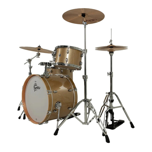Gretsch Catalina Club CC2 3pc Drum Set 22/12/16 Sahara Sparkle - Drum Center Of Portsmouth