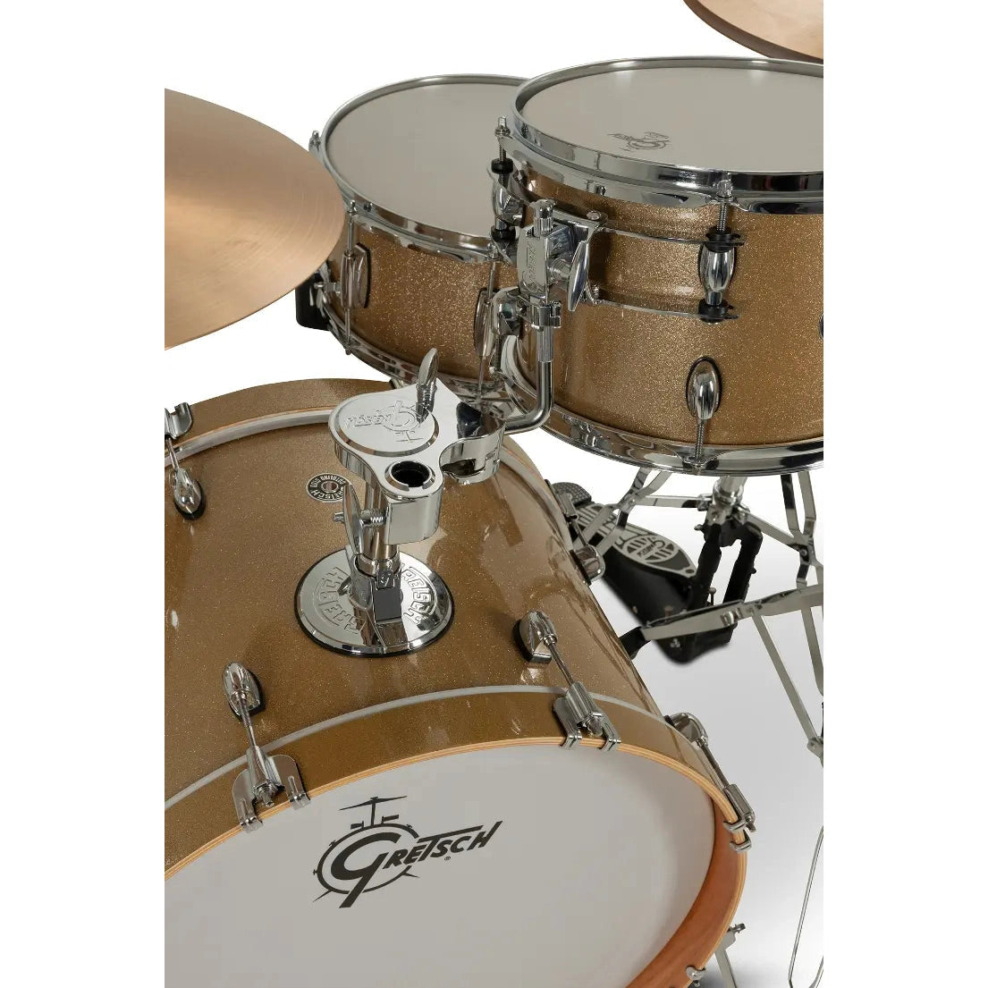 Gretsch Catalina Club CC2 3pc Drum Set 22/12/16 Sahara Sparkle - Drum Center Of Portsmouth