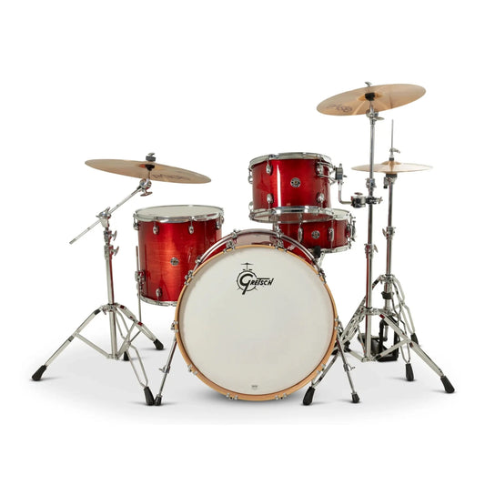 Gretsch Catalina Club CC2 3pc Drum Set 24/13/16 Gloss Crimson Burst - Drum Center Of Portsmouth